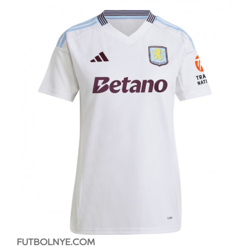 Camiseta Aston Villa Visitante Equipación para mujer 2024-25 manga corta